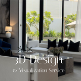 3D Design & Visualization Service - خدمة التصميم ثري دي (3D)